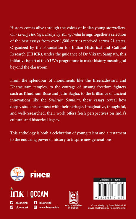 Our Living Heritage: Essays by Young India - Retail Maharaj
