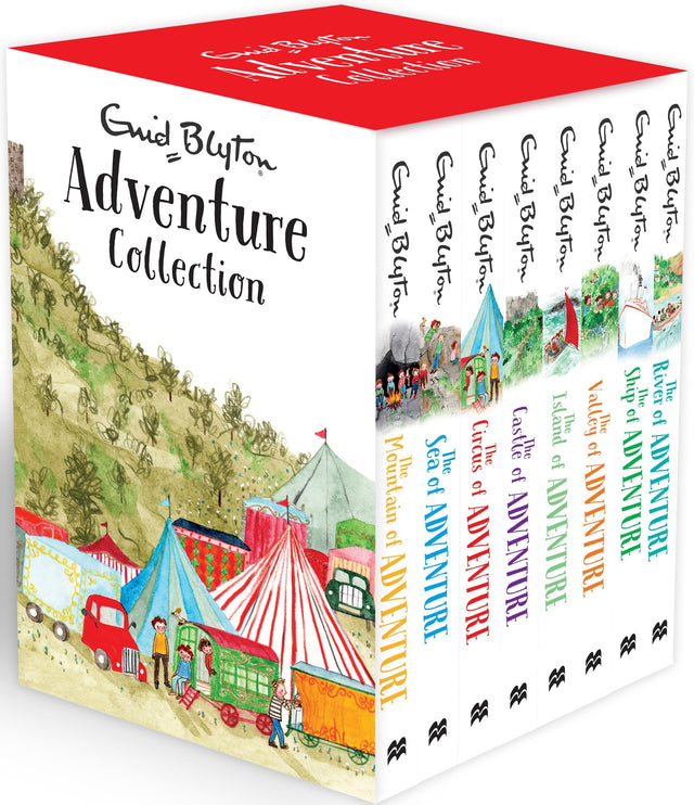 Enid Blyton Adventure Series Books 1 - 8 Collection Set (River, Circus, Ship, Mountain, Sea, Valley, Castle & Island) - Retail Maharaj