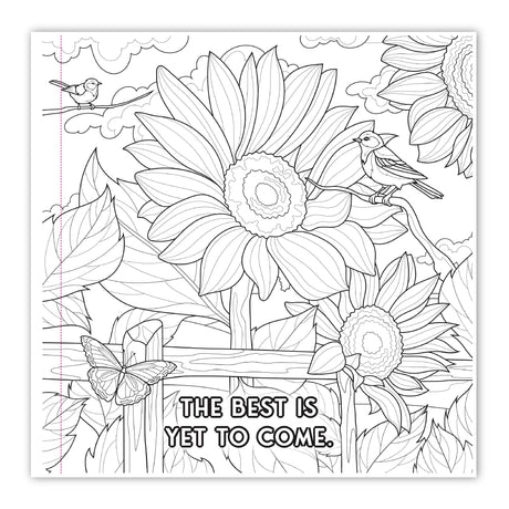 Motivational Quotes: Coloring Book for Adults with Tear out Sheets I Inspirational Coloring Pages I Coloring for Peace, Relaxation and Stress Relieving| [Select Learning] - Retail Maharaj