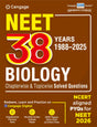 Cengage NEET 38 Years (1988-2025) Biology Chapterwise & Topicwise Solved Question Paperswith Free Online Assessments & Digital Content - Retail Maharaj