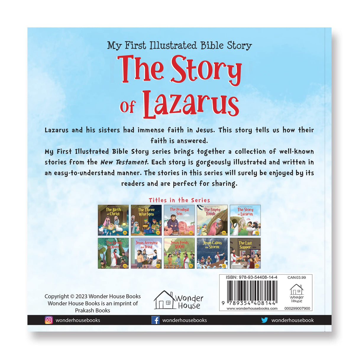 My First Illustrated Bible Story: The Story of Lazarus - Retail Maharaj