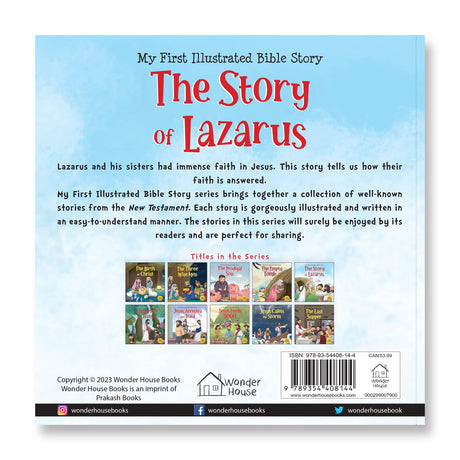 My First Illustrated Bible Story: The Story of Lazarus - Retail Maharaj