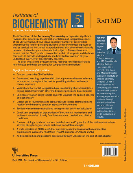 Textbook of Biochemistry, 5th Edition - Retail Maharaj