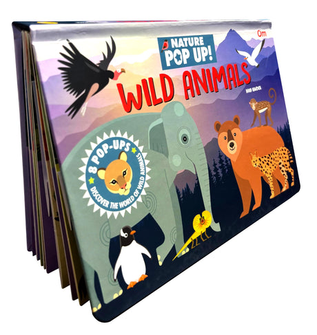Pop Up Wild Animals Book for Kids: Interactive Learning with Adventure Pop-Up Scenes | Explore the Jungle, Safari & Forest Creatures | Fun Facts & Surprises Inside | Children’s Nature Pop-Up Book - Retail Maharaj