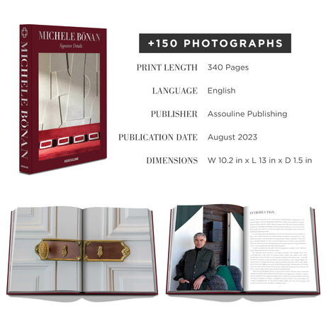 Michele Bönan: Signature Details - Assouline Coffee Table Book - Retail Maharaj