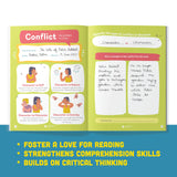 Little Hands Big Hearts Read Think Write Journal Ages 8-9 (Grade 3) | Activity Book for 8-9 Year Old | | Drawing Book for Kids 6-12 | Birthday Return Gift for Kids | Reading & Comprehension Book - Retail Maharaj