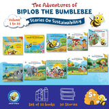 Biplob the Bumblebee The Adventures of Biplob the Bumblebee Series - Volume 1 to 10 (Combo of 10 Books) | Story Books For Kids 3 to 9 Yrs | Kids Story ... | Children Story Books | Bedtime Story Books - Retail Maharaj