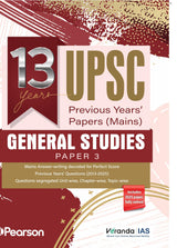 13 Years' UPSC Previous Years' Papers (Mains) General Studies Paper-3 - Retail Maharaj