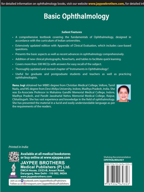 BASIC OPHTHALMOLOGY (INCLUDING CLINICAL EVALUATION) - Retail Maharaj