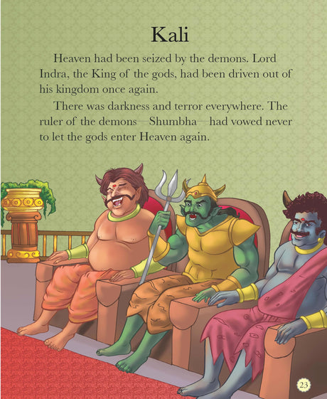 Devis: The Mother Goddesses - Indian Mythology Illustrated Storybook for Children | Stories of Durga, Lakshmi, Saraswati and More | Tales of Hindu ... Stories for Kids (Large print Story book) - Retail Maharaj