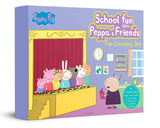 Peppa Pig - School Fun With Peppa & Friends : Fun Learning Set (With Wipe And Clean Mats, Coloring Sheets, Stickers, Appreciation Certificate, Crayon Set And Pen) - Retail Maharaj