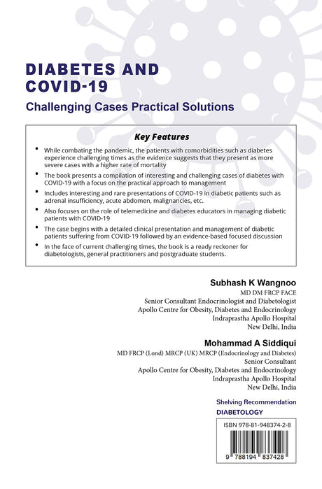 Diabetes and COVID 19- Challenging Cases - Practical Solution - Retail Maharaj
