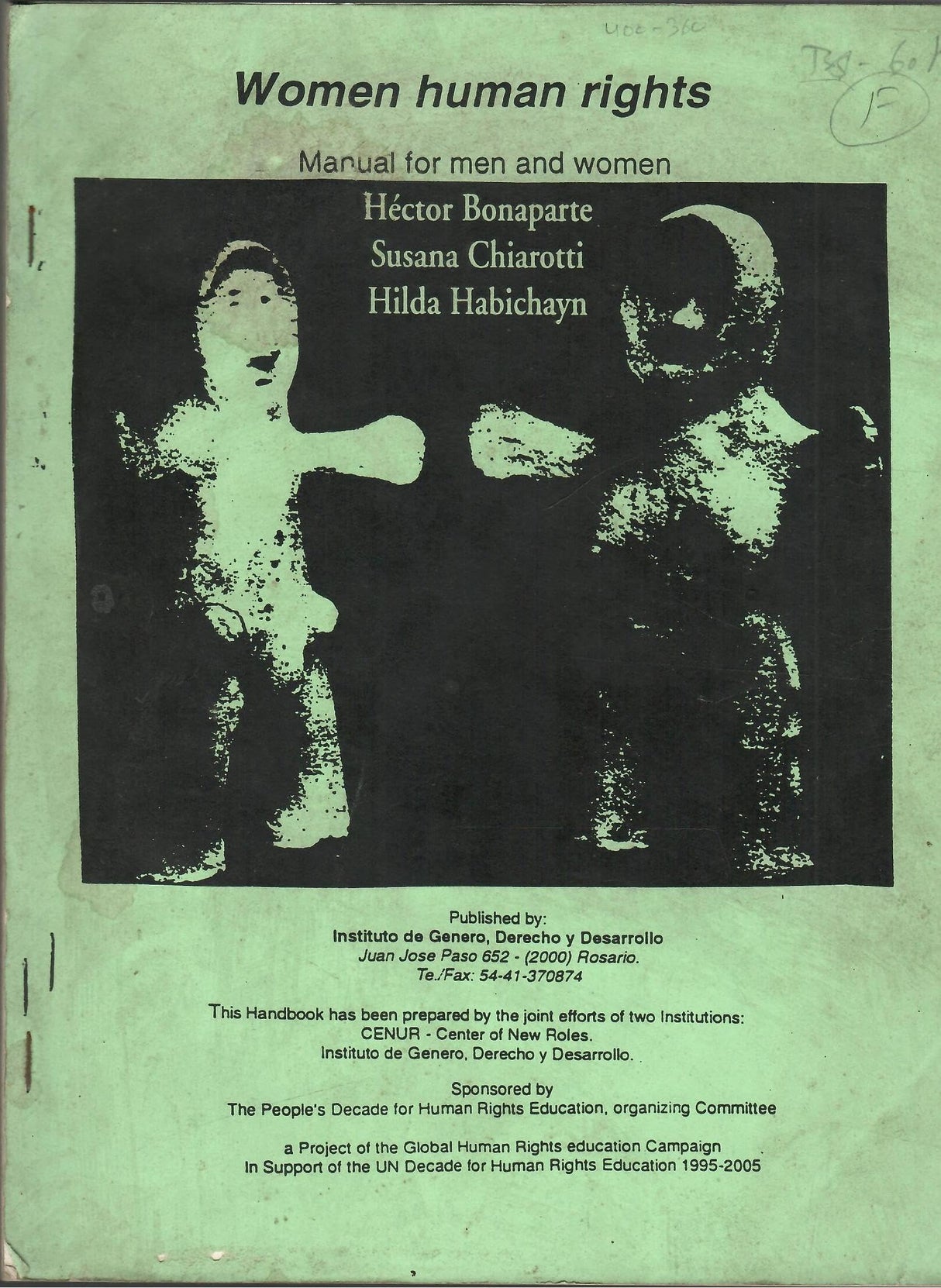 Women Human Rights - Manual For Men And Women ( Price is Including Packging & Delivering Charges )