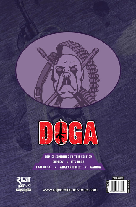 Raj Comics | Doga | Doga Origin | Doga Origin Digest English 1 | Big Size | Graphic Novel | Paperback - Retail Maharaj