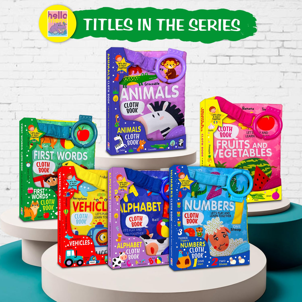 My First Words Cloth Book for Early Learning and Interactive Education For Kids - Retail Maharaj