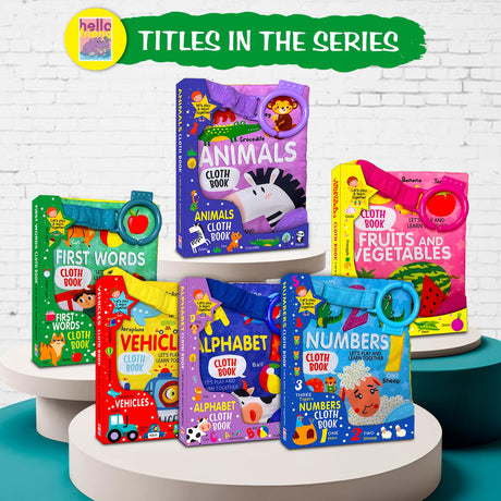 My First Words Cloth Book for Early Learning and Interactive Education For Kids - Retail Maharaj