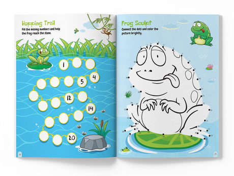 101 Brain Booster Activity Book: Fun Activity Book For Children | Puzzles, Games, Educational activities | Ages 5 and up | 2 hours of fun time - Retail Maharaj