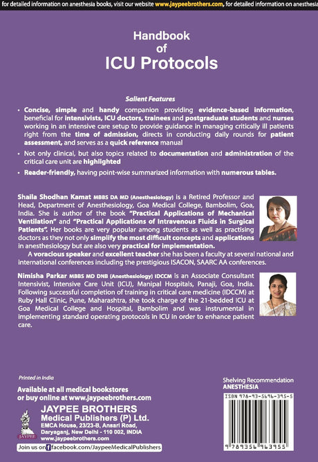 HANDBOOK OF ICU PROTOCOLS - Retail Maharaj