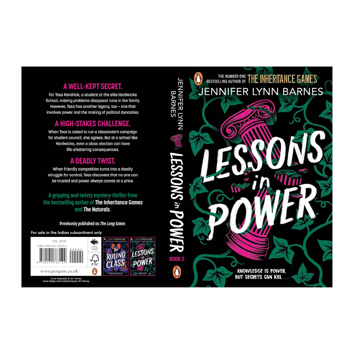 Lessons in Power: Book 2 in the gripping mystery thriller duology from the author of The Inheritance Games (The Fixer, 2) - Retail Maharaj