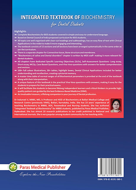 Integrated Textbook of Biochemistry for Dental Students - Retail Maharaj