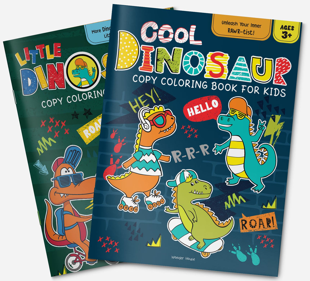 Cool Dinosaur Copy Coloring Book For Kids - Retail Maharaj