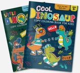 Cool Dinosaur Copy Coloring Book For Kids - Retail Maharaj