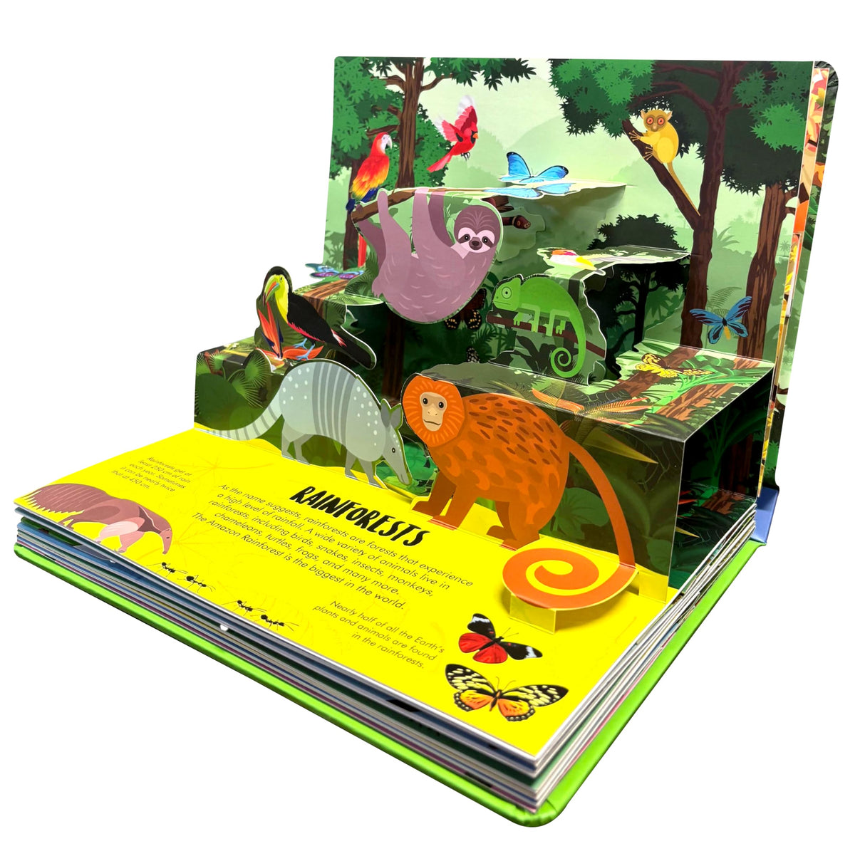 Pop Up Wild Animals Book for Kids: Interactive Learning with Adventure Pop-Up Scenes | Explore the Jungle, Safari & Forest Creatures | Fun Facts & Surprises Inside | Children’s Nature Pop-Up Book - Retail Maharaj