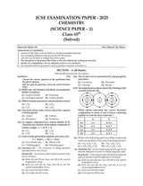 Oswaal ICSE Question Bank Chapterwise & Topicwise Solved Papers Class 10 Chemistry For 2026 Exam - Retail Maharaj