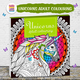 HELLOFRIEND BOOKS Unicorn Adult Colouring Book - Retail Maharaj