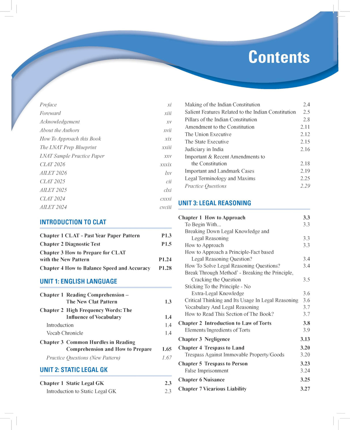Pearson'26 Complete CLAT Manual (AILET, SLAT, LNAT-UK, DU, BHU, AMU, Jamia, MHCET, PU, LET (ALS Mohali), IIULER Goa, BITS, Law School, IIM ... AILET solved papers| 3300+ practice questions - Retail Maharaj