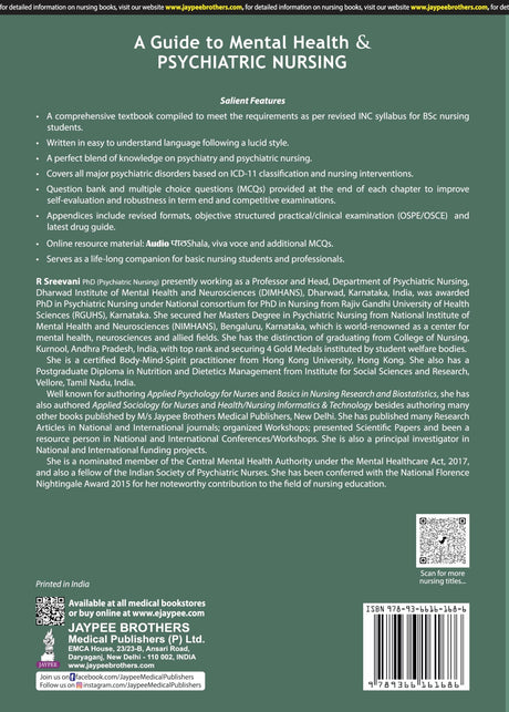 A GUIDE TO MENTAL HEALTH & PSYCHIATRIC NURSING SEMESTER V & VI - Retail Maharaj
