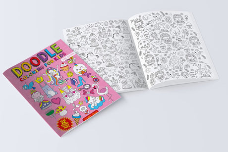 Doodle Coloring For Kids - Pink Edition - Retail Maharaj