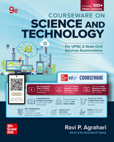 Science and Technology Courseware, 9e by Ravi P. Agrahari for UPSC 2026 | 100+ Author Video Lectures | Prelims PYQs (2011-25) & Mains PYQs (2013-25) | 11 Practice Test | Mock Tests | Colour E-book - Retail Maharaj