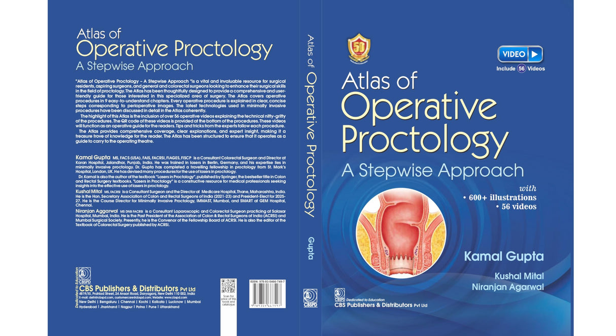 Atlas Of Operative Proctology A Stepwise Approach (Hb 2024) - Retail Maharaj