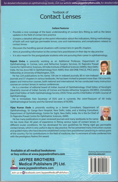 Textbook of Contact Lenses - Retail Maharaj