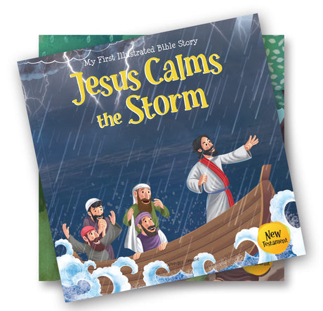 My First Illustrated Bible Story: Jesus Calms the Storm - Retail Maharaj