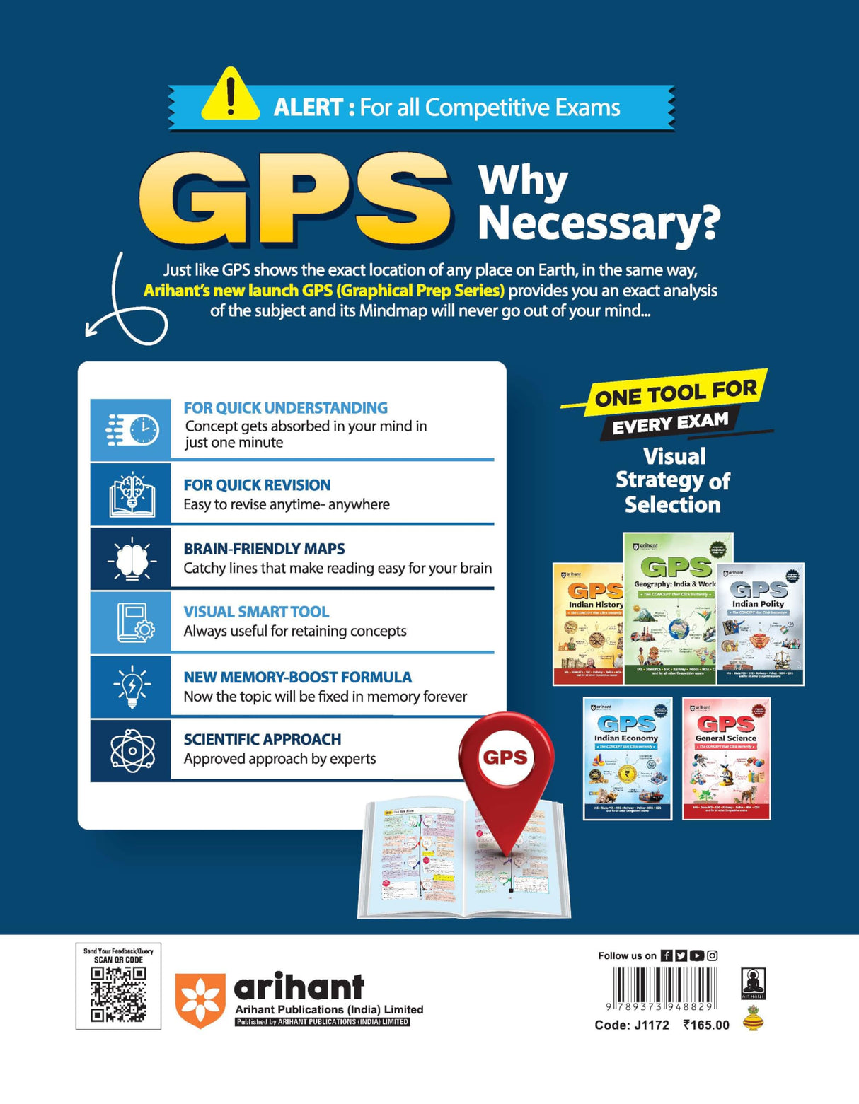 Arihant GPS Indian Economy Book 2025 | GS and General Knowledge Guide for UPSC, IAS, State PCS, SSC, Railway, Police, NDA, CDS and Competitive Exams | ... World History, Culture | English Medium - Retail Maharaj