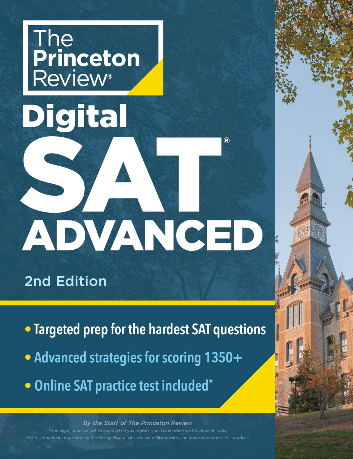 Princeton Review Digital SAT Advanced, 2nd Edition: Prep & Practice for the Hardest Question Types on the SAT - Retail Maharaj