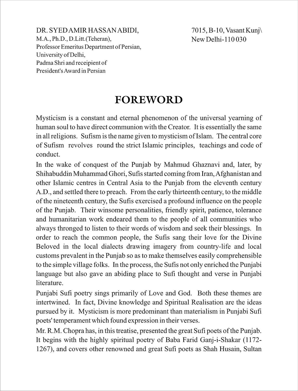 GREAT SUFI POETS OF THE PUNJAB - Retail Maharaj