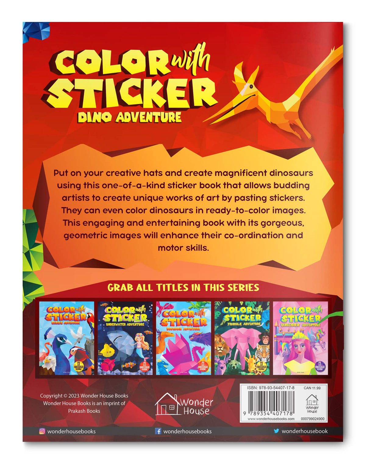 Color with Sticker - Dino Adventure - Retail Maharaj