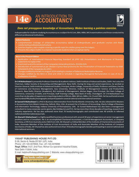 An Introduction to Accountancy: As per UGC and NEP 2020 (14th Edition) - Retail Maharaj