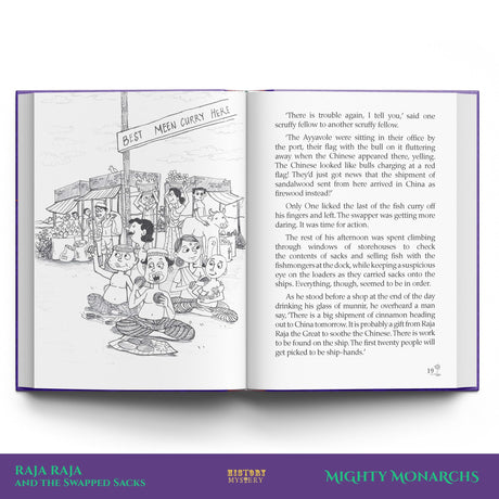 Mighty Monarchs (HistoryMystery Series): A Hilarious Fusion of History and Mystery Featuring Three Indian Kings | Special Hardback Edition | Ages 8+ - Retail Maharaj
