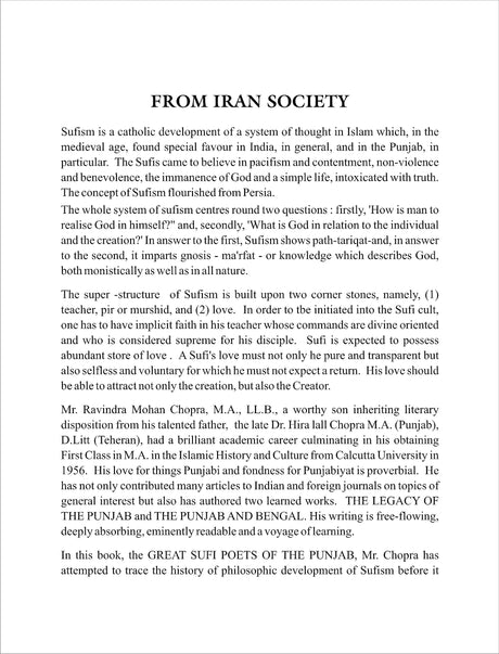 GREAT SUFI POETS OF THE PUNJAB - Retail Maharaj