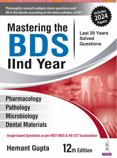 MASTERING THE BDS IIND YEAR (LAST 20 YEARS SOLVED QUESTIONS) - Retail Maharaj