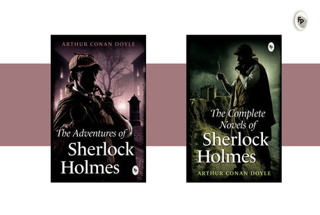 The Best of Sherlock Holmes (Set of 2 Books) | The Adventures of Sherlock Holmes | The Complete Novels | Perfect Gift Set | Classic Detective Edition | Ideal for Mystery Lovers | Original Premium Gift Edition - Retail Maharaj
