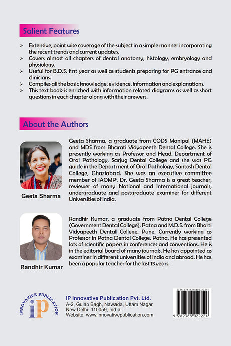 Essentials of Dental Anatomy, Histology and Oral Physiology with Short Questions and Answers - Retail Maharaj