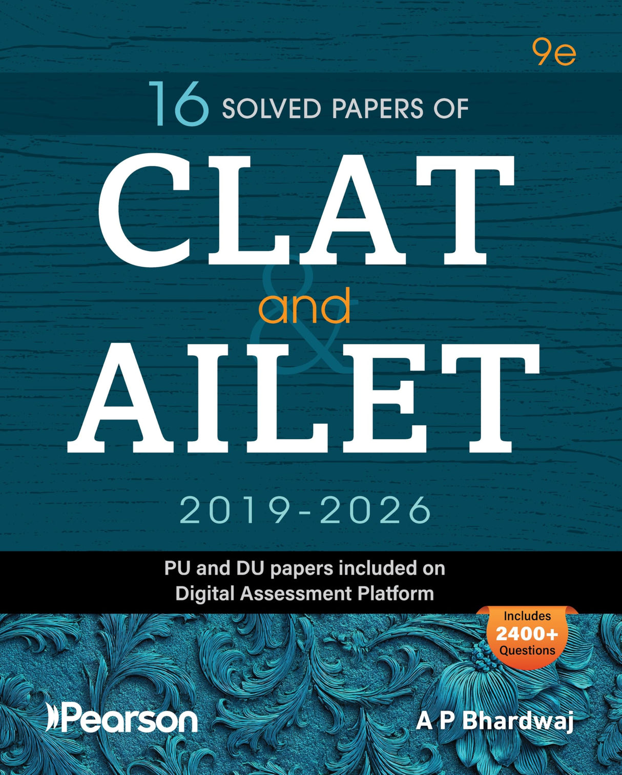 Pearson'26| 16 years Solved Papers of CLAT and AILET 2019-2026|Free PU and DU papers online| Separate units on Logical Reasoning and Analytical Reasoning|2 Mock Papers with solutions - Retail Maharaj