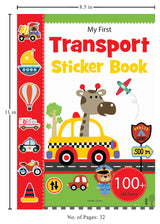 My First Transport Sticker Book: Exciting Sticker Book With 100 Stickers - Retail Maharaj