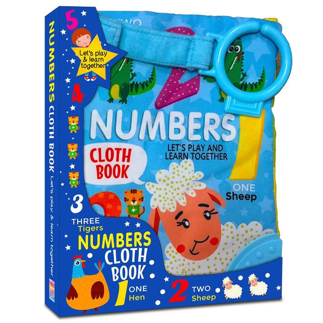 Numbers Cloth Book for Early Learning and Interactive Education for Kids - Retail Maharaj