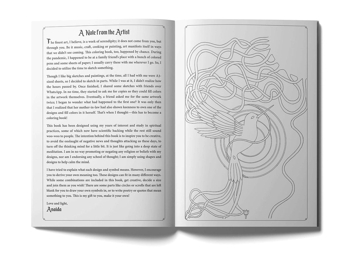 Tattva - An Aspect of Reality : Spiritual Colouring Book (Giant Book) - Retail Maharaj